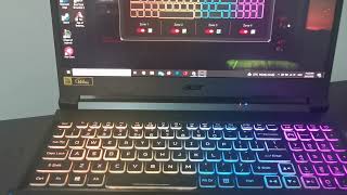 How To Change Keyboard Colours On Acer Nitro 5 Laptop [upl. by Ellesirg818]