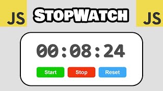 Build this JS STOPWATCH in 18 minutes ⏱ [upl. by Sherwin]