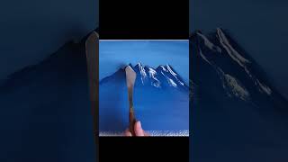 How To Paint Mountains Bob Ross Style [upl. by Alurta]