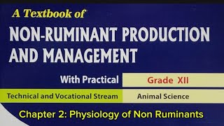 Chapter 2 Physiology of Non Ruminants [upl. by Yrrehs714]