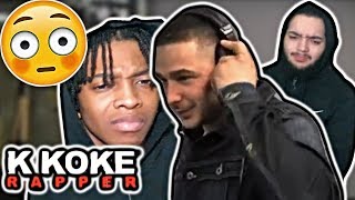 HES TOO REAL 🤯😤  K KOKE  FIRE IN THE BOOTH REACTION [upl. by Anitel]