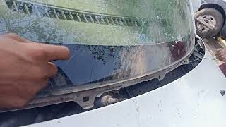 Suzuki SX4 Front Glass Replacement After Accident Manually ◆ Part2 ◆DIY Method [upl. by Ramalahs993]