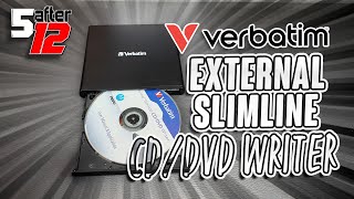 Verbatim External Slimline CDDVD Writer  5after12 Review [upl. by Neelram]