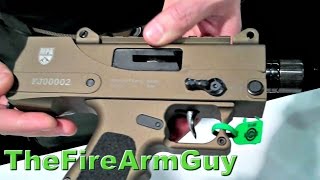 MasterPiece Arms 930 DMG 9mm  Shot Show 2105  TheFireArmGuy [upl. by Elbertina360]