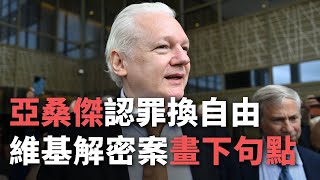 亞桑傑認罪換自由 維基解密案畫下句點【央廣國際新聞】 [upl. by Dralliw]