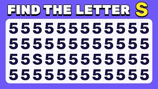 Find the ODD One Out  Numbers and Letters Edition ✅ Easy Medium Hard  30 levels [upl. by Mast]