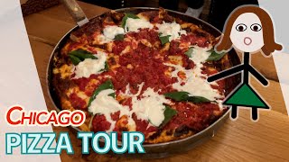 We Went on an Awesome Chicago Pizza Tour [upl. by Heidi195]