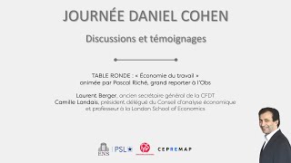 Journée Daniel Cohen  Table ronde quotÉconomie du travailquot [upl. by Lrak]