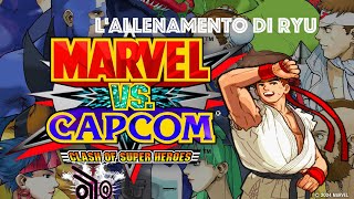 MVC Fighting Collection Gameplay ITA Marvel Vs Capcom Clash of Super Heroes  L’Allenamento di Ryu [upl. by Anaibaf]