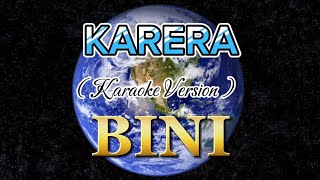 KARERA Karaoke  BINI [upl. by Sky20]