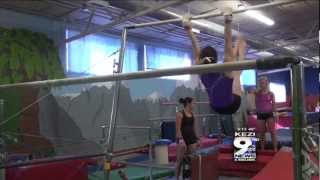 Local Gymnasts Prepare for State Championships [upl. by Leuamme]