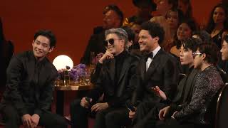 Watch BTS TREVOR NOAH amp Audience Reactions At The 2022 GRAMMYs [upl. by Charmion958]