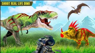 Dinosaur Hunting Game Offline  Android Gameplay [upl. by Ynohtn]