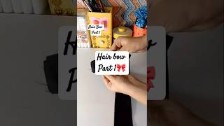 DIY Hair Bow diy craft art handmade ytshortsindia youtubeshorts shorts ytshorts tiktok [upl. by Gnat]