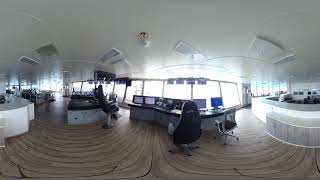 Maersk Inventor  360 Tour  Bridge [upl. by Akienom]