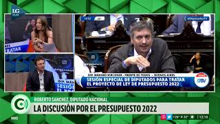 Roberto Sánchez sobre la discusión por el Presupuesto 2022 [upl. by Bo]