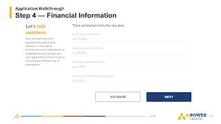 Loan Application Walkthrough for MPower Financing [upl. by Haldes]