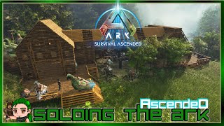 Water Fall Base Build Finished Soloing the Ark Ascended 22 [upl. by Fleisher]