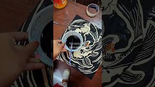 কলেজের print making ক্লাস Ft textile amp indian painting gcac printmaking [upl. by Nioe]