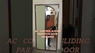 AC control sliding partition door  Sliding partition door  Hyderabad Bangalore amp Chennai  shorts [upl. by Eimmak]