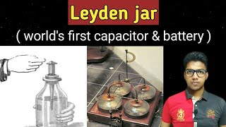 Leyden jar worlds first capacitor amp battery history and physics [upl. by Nilorac758]