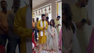 Radhika Madan amp Randeep Hooda At Ramesh amp MrsNidarshana Gowani Ganesh Darshan [upl. by Rothstein]