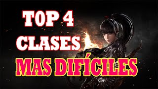 TOP 4 CLASES MAS DIFÍCILES DE LOST ARK EN ESPAÑOL [upl. by Etnoval]