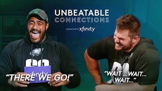 Landon Dickerson amp Jordan Mailata Do Their BEST Impressions of Teammates  Unbeatable Connections [upl. by Ainesey606]