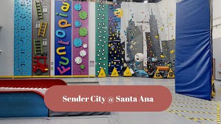 Kids Climbing Fun at Sender City  Santa Ana CA [upl. by Haye]