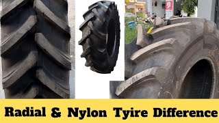 Radial VS Normal Tyre  radial vs nylon tyres [upl. by Nivram]