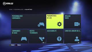 TUTO FIFA 22 COMMENT CHANGER LA LANGUE DES COMMENTAIRES [upl. by Ocirne]