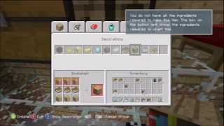 Minecraft for Xbox 360 Part 45  Crafting Paper Books Bookshelves [upl. by Adnoel]