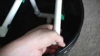 How to build a hydroponic 5gal Bucket w aeroponic fogger [upl. by Nawaj]