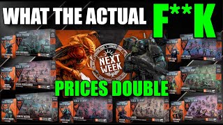 Games Workshop DOUBLES PRICES Kill Team SCANDALOUS New Out of Control Priced Datacards Hivestorm [upl. by Annaeiluj]