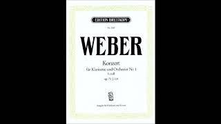 Weber  Concerto n 1 for Clarinet and Piano  3  Rondo  Allegretto [upl. by Jarred]