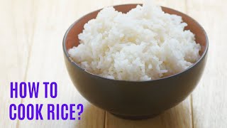 HOW TO COOK WHITE RICE [upl. by Paton]