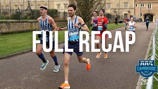 FULL RACE RECAP Cambridge Half Marathon 2024 [upl. by Eardnoed]