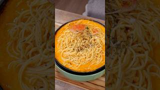 Tomato and crab pasta style food [upl. by Trilbie]