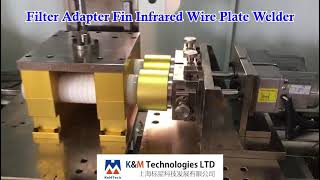 Filter Adapter Fin Welder Infrared Wire Plate Welding Machine [upl. by Esital]