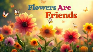 🌸 quotFLOWERS ARE FRIENDSquot  FUN amp EDUCATIONAL SONG FOR KIDS 🌸 [upl. by True978]