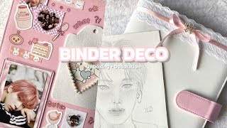 BINDER DECO Unboxing e decoração do meu binder A5 ˖ ࣪ ˚🎀･ engene  set up [upl. by Atilahs]