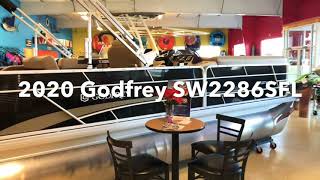 2020 Sweetwater 2286SFL by Godfrey Pontoons Virtual Tour [upl. by Valiant348]