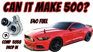 Going for Broke on E40  Comp Drop in EcoBoost Mustang Turbo Kit [upl. by Ilatfan865]