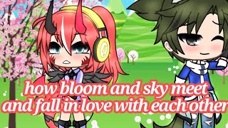 the story of sky and bloom ❤️ how they meet and fall in love with each other 🫶❤️✨ [upl. by Alliuqahs97]