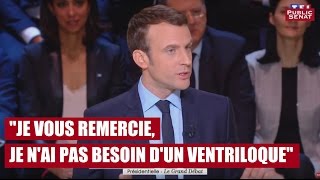 Macron à Le Pen  « je vous remercie je nai pas besoin dun ventriloque » [upl. by Stephenson]