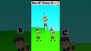 Ben 10 ko 🤯 focus Karen 🧠cartoon puzzle comedy cute cat cricket [upl. by Akirehs]