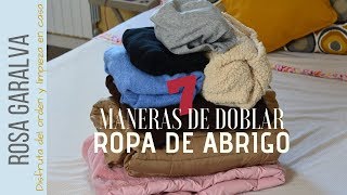 7 formas de doblar abrigos [upl. by Sapphira]