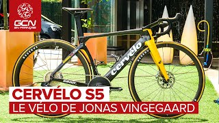 Le vélo Cervélo S5 de Jonas Vingegaard  Tour De France [upl. by Neva692]