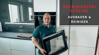 Entferne und reinige deine Backofentür amp Scheibe in nur wenigen Schritten Siemens Backofenscheibe [upl. by Innavoeg]