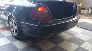 Mercedes e270 CDI exhaust and turbo whistle [upl. by Leyla]